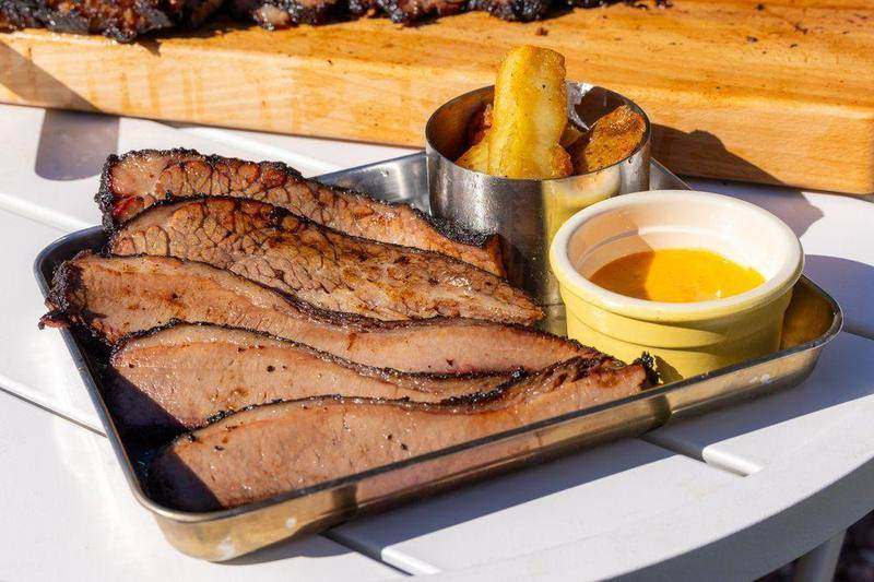 Whole brisket platter