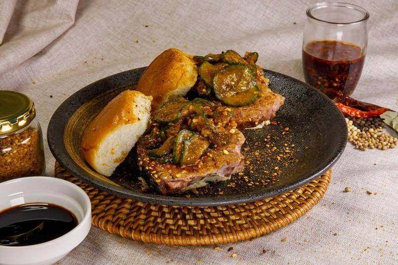 Dragon Flame brisket slider