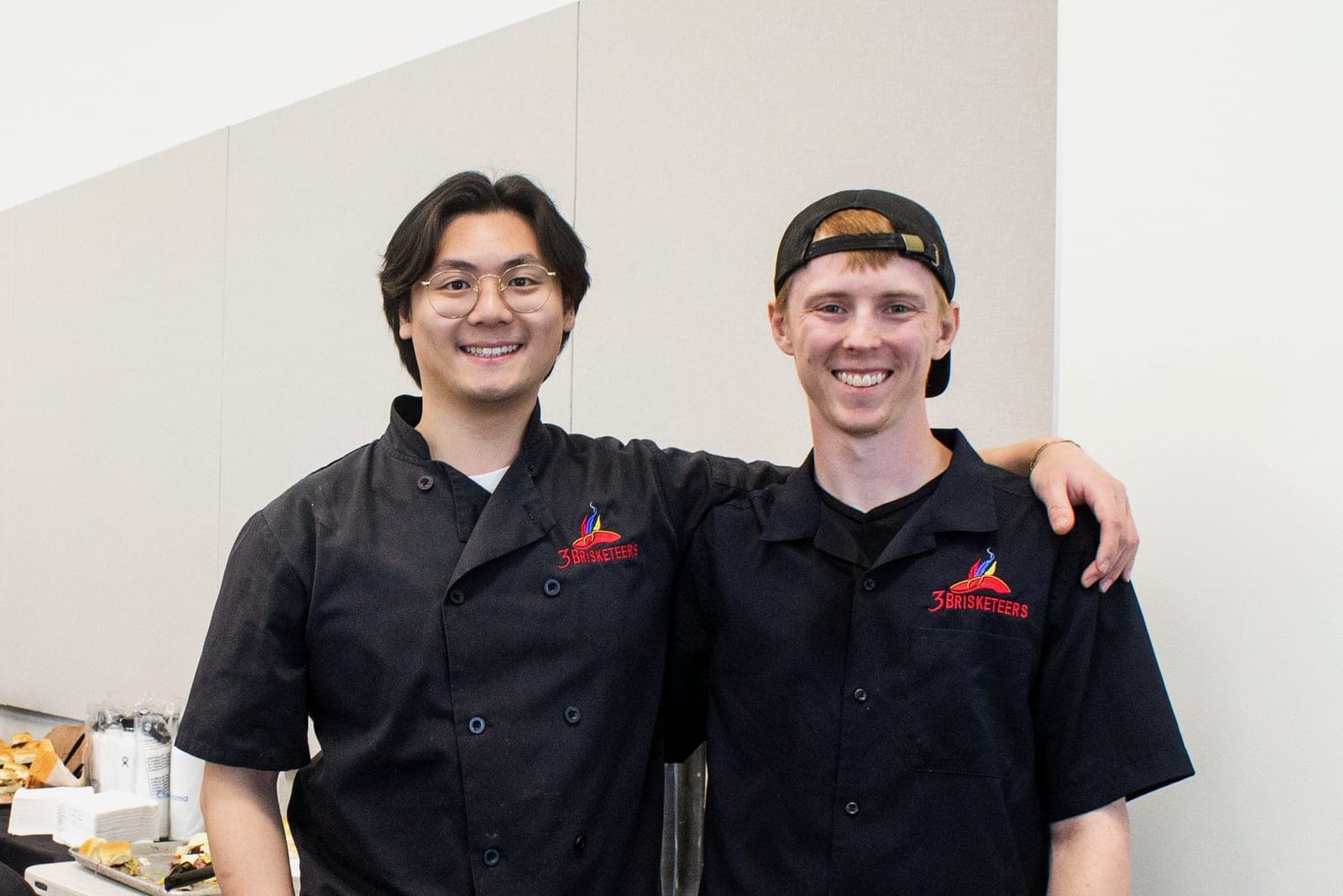Michael and Ben, founders of 3 Brisketeers