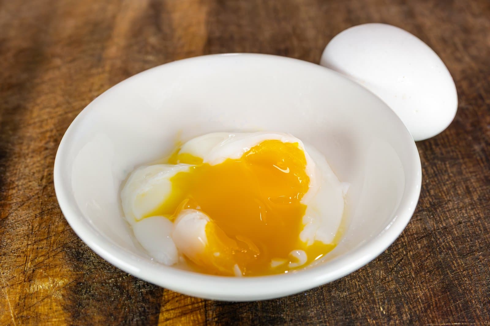 Japanese onsen egg with a runny yolk