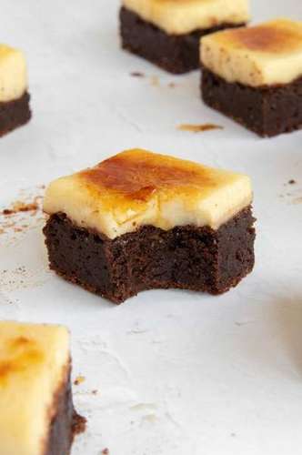 Crème Brûlée Brownie Bites
