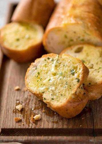 Whipped Garlic Honey Butter Baguette